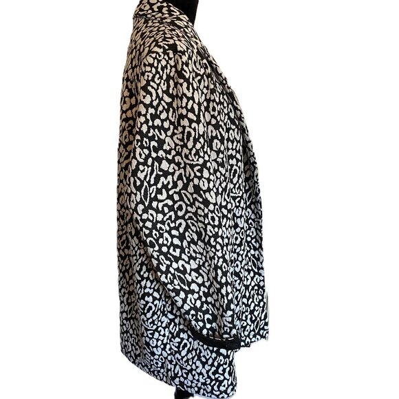 Lane Bryant Black and White Patterned Jacket - Picture 2 of 13